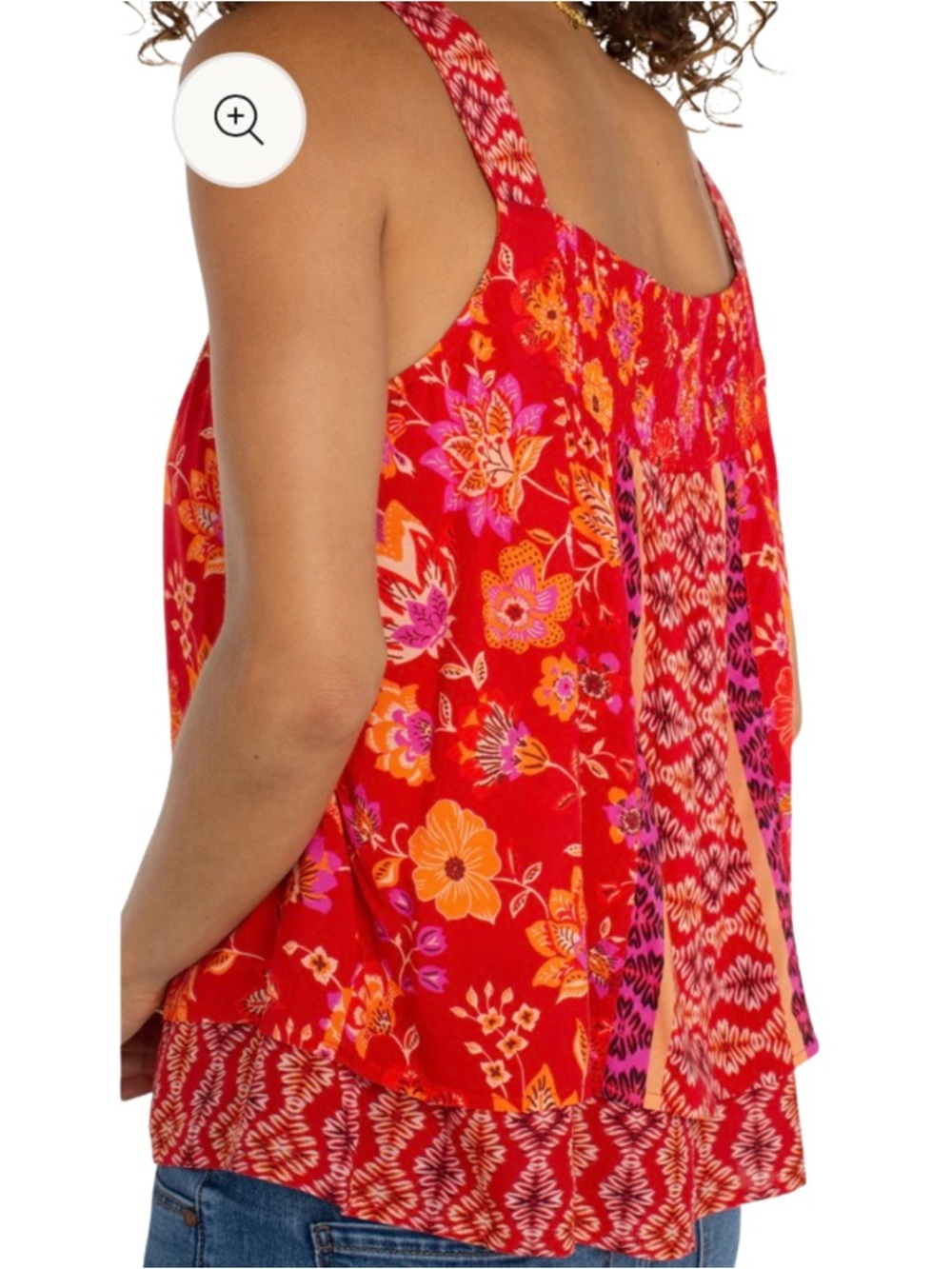 Liverpool Floral Layered Tank Blouse NWT Extra Large - Picture 5 of 7